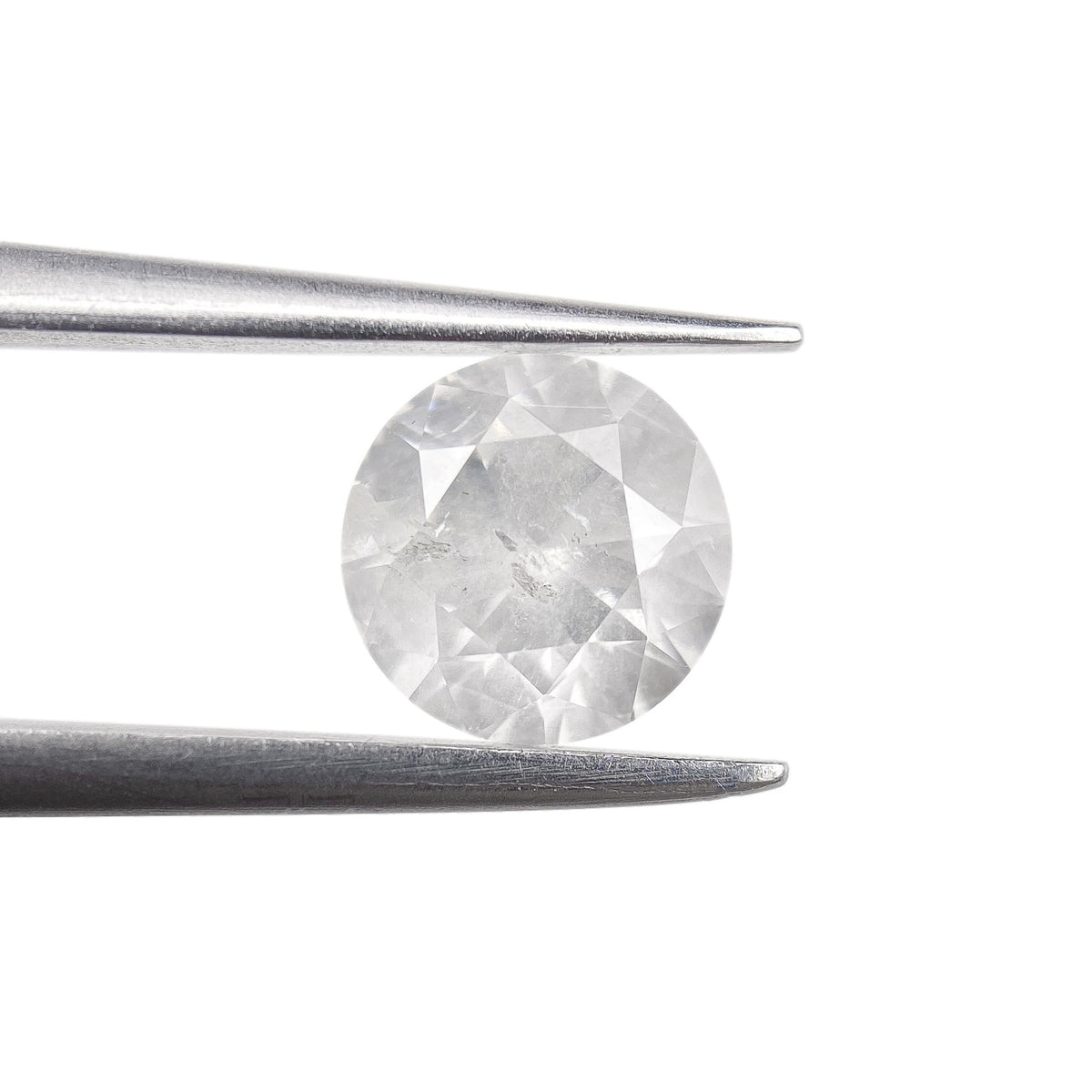 1.04ct | Salt & Pepper Round Shape Brilliant Cut Diamond (GIA) - Modern Rustic Diamond