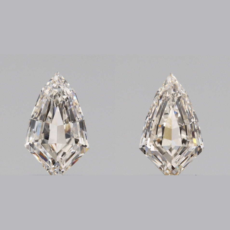 2.01cttw | I-J VVS2-VS1 Kite Shape Brilliant Cut Diamond Matched Pair