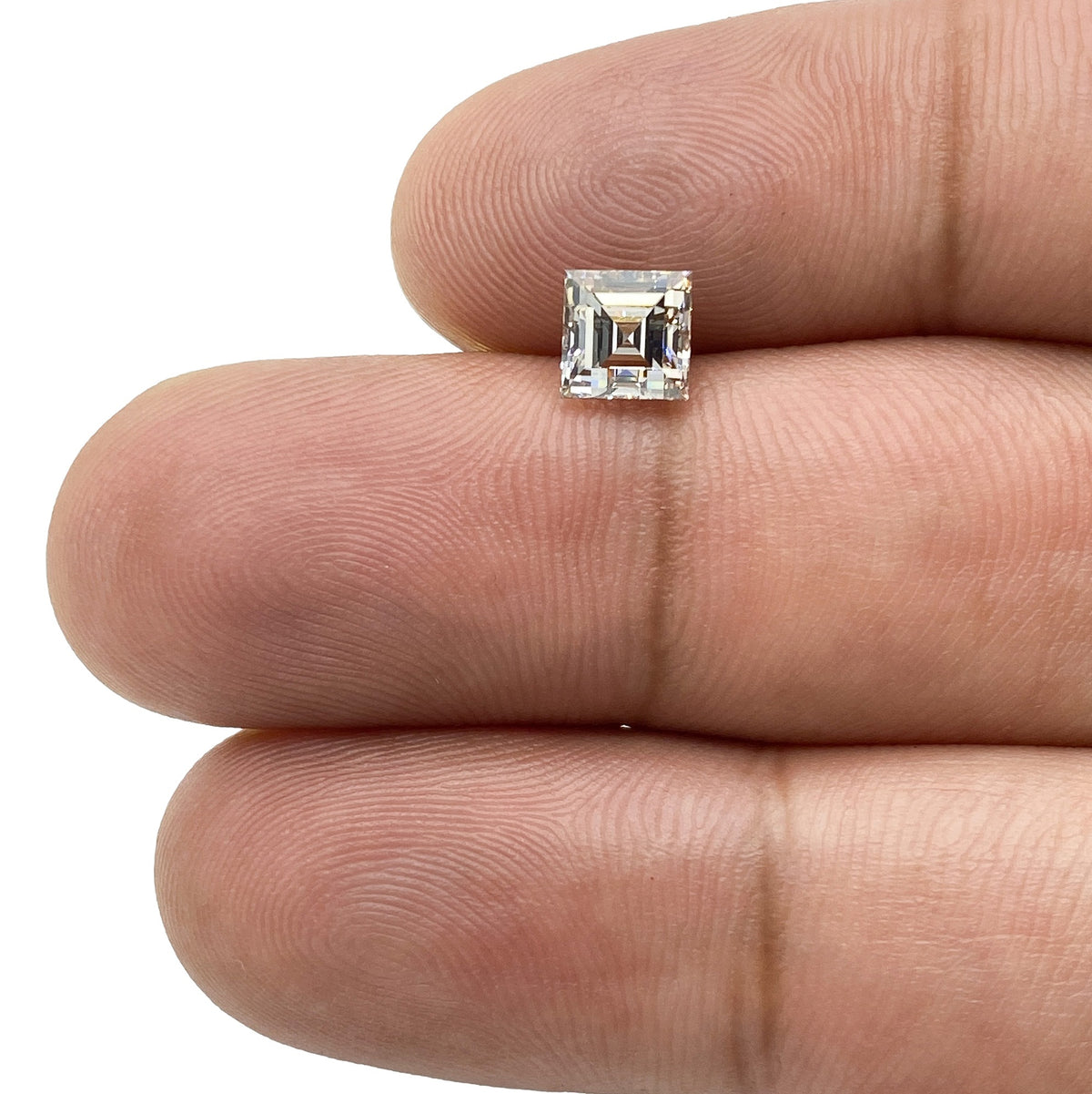 1.05ct | Champagne VVS Carre Shape Step Cut Diamond - Modern Rustic Diamond