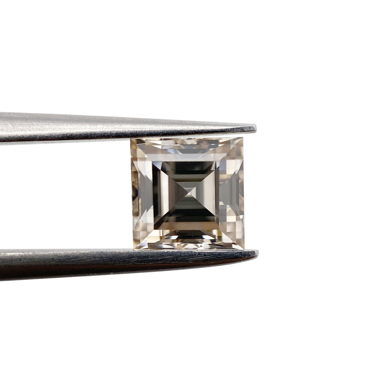 1.05ct | Champagne VVS Carre Shape Step Cut Diamond - Modern Rustic Diamond