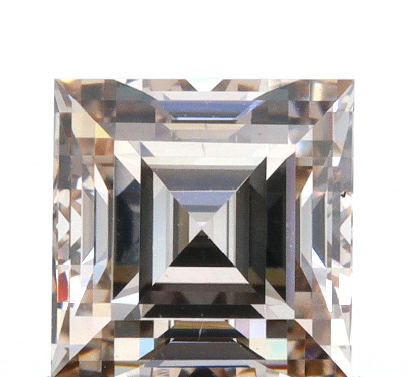 1.05ct | Champagne VVS Carre Shape Step Cut Diamond - Modern Rustic Diamond