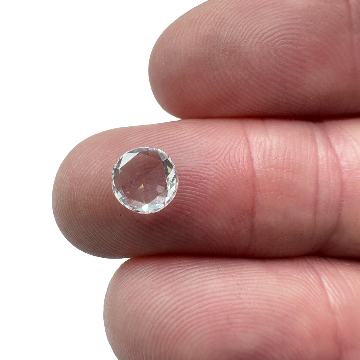 1.05ct | D/VS2 Round Shape Rose Cut Diamond (GIA) - Modern Rustic Diamond