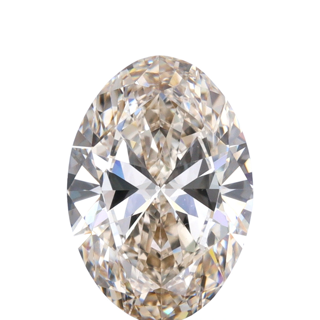 1.05ct | Champagne VVS Oval Shape Brilliant Cut Diamond - Modern Rustic Diamond