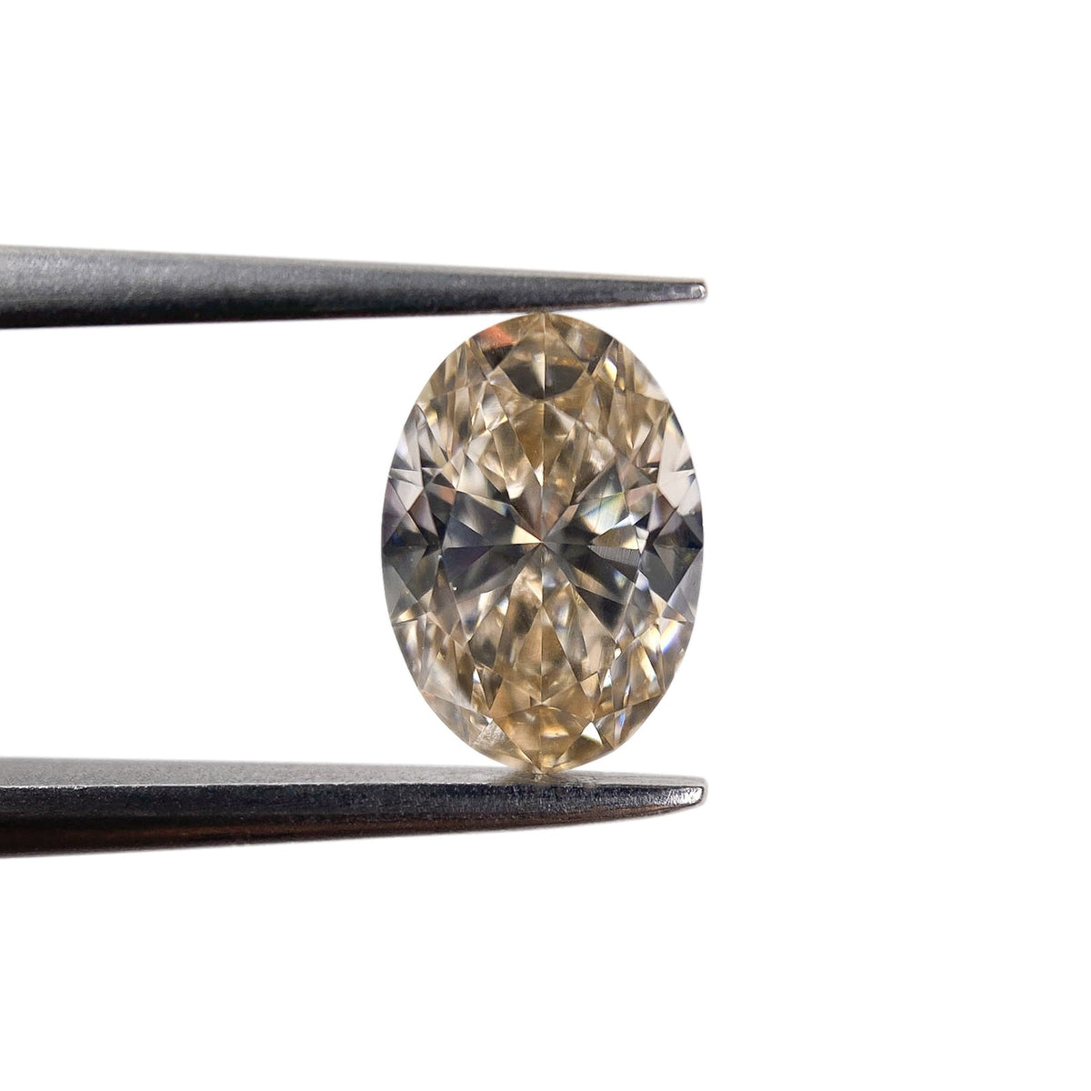 1.05ct | Champagne VVS Oval Shape Brilliant Cut Diamond - Modern Rustic Diamond