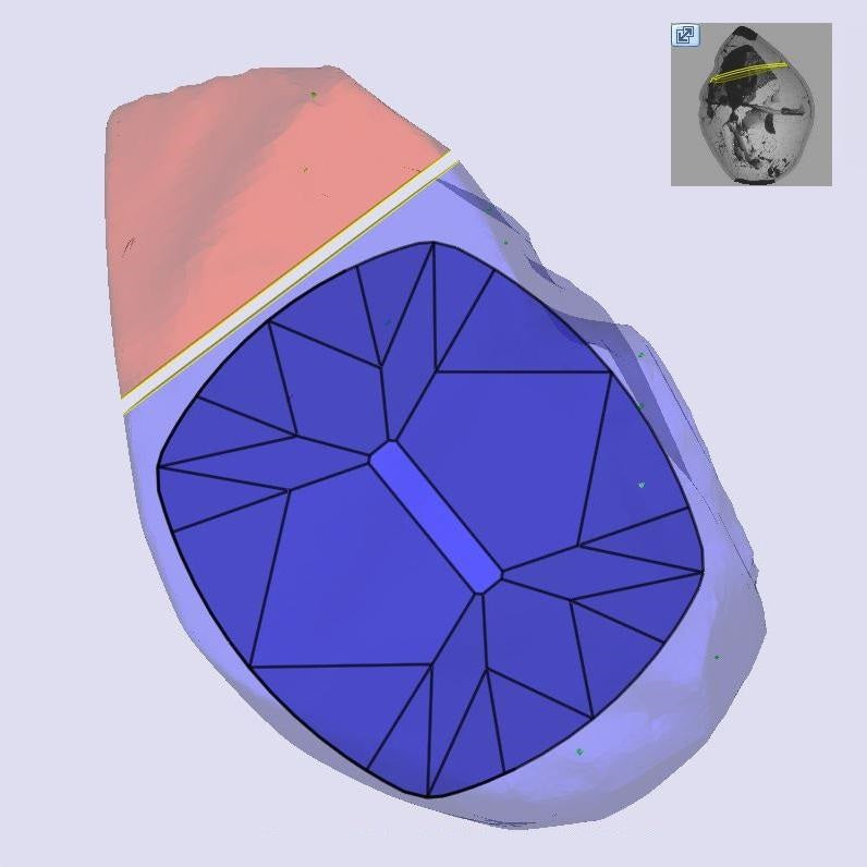 1.05ct | O-P/VVS1 Cushion Shape Old Mine Cut Diamond (GIA) - Modern Rustic Diamond