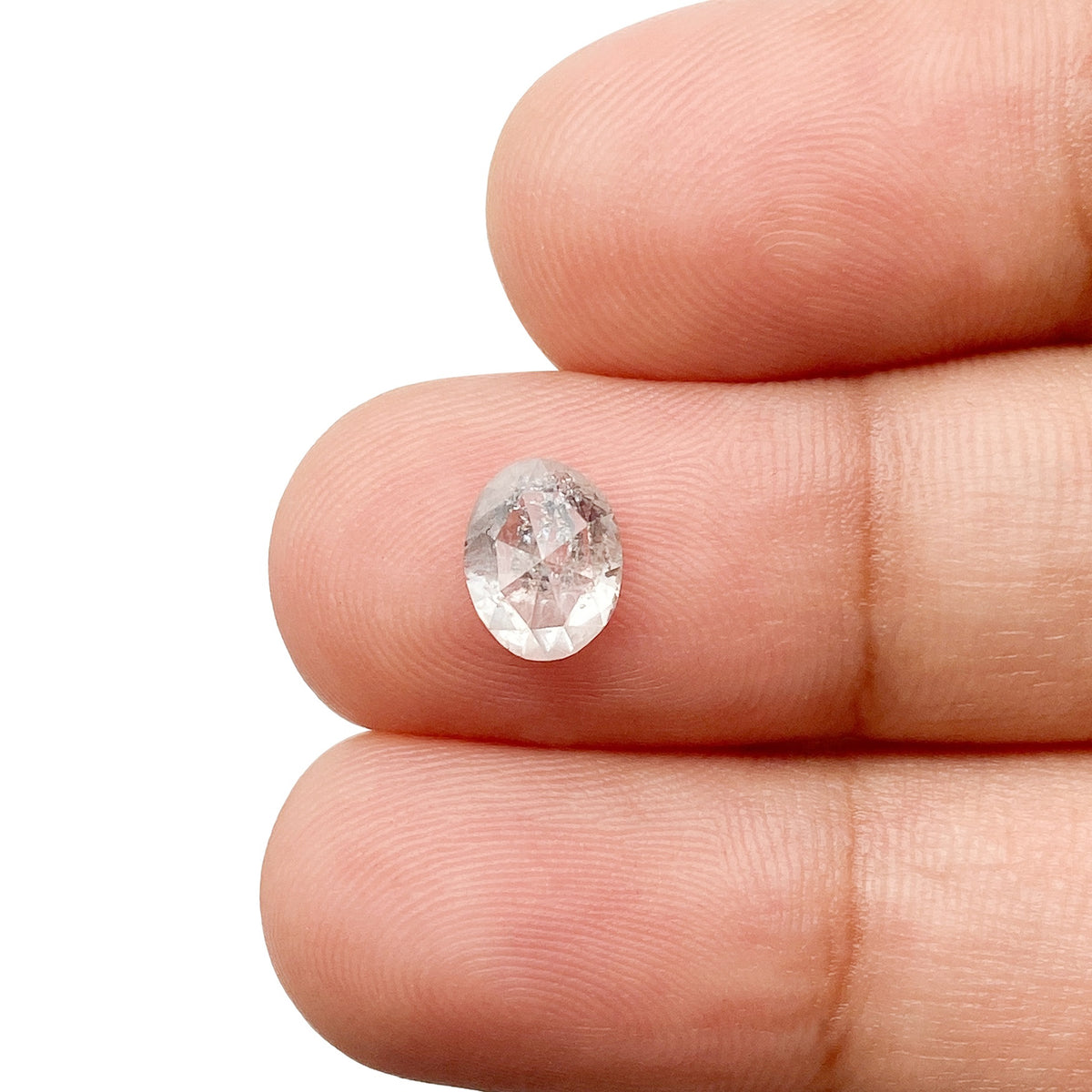 1.05ct | Rustic Oval Shape Rose Cut Diamond - Modern Rustic Diamond