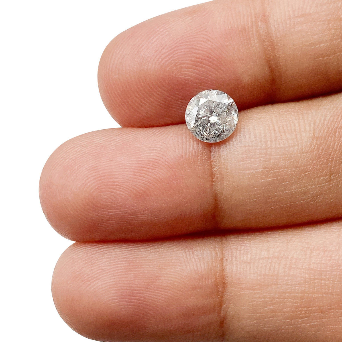 1.05ct | Rustic  Round Shape Brilliant Cut Diamond - Modern Rustic Diamond