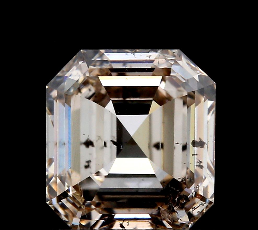 1.06ct | Champagne SI Asscher Shape Step Cut Diamond - Modern Rustic Diamond
