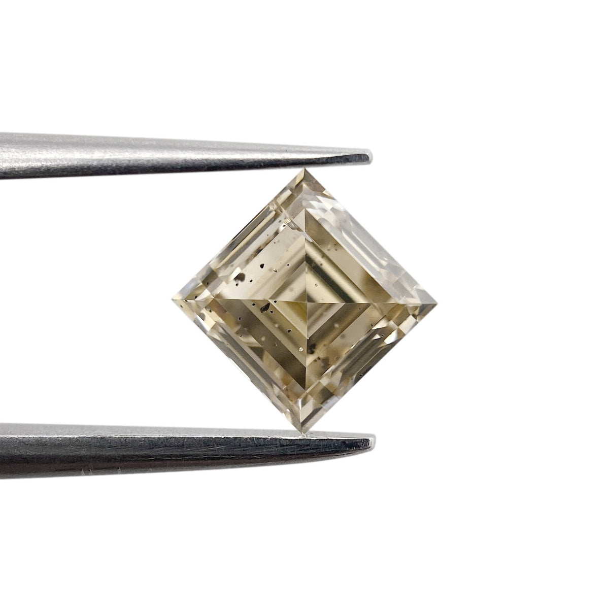 1.06ct | Champagne SI Carre Shape Step Cut Diamond - Modern Rustic Diamond