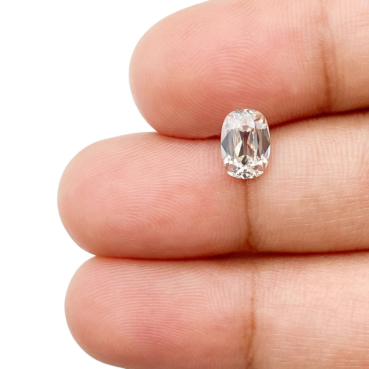 1.06ct | J/VS1 Cushion Shape Old Mine Cut Diamond (GIA) - Modern Rustic Diamond