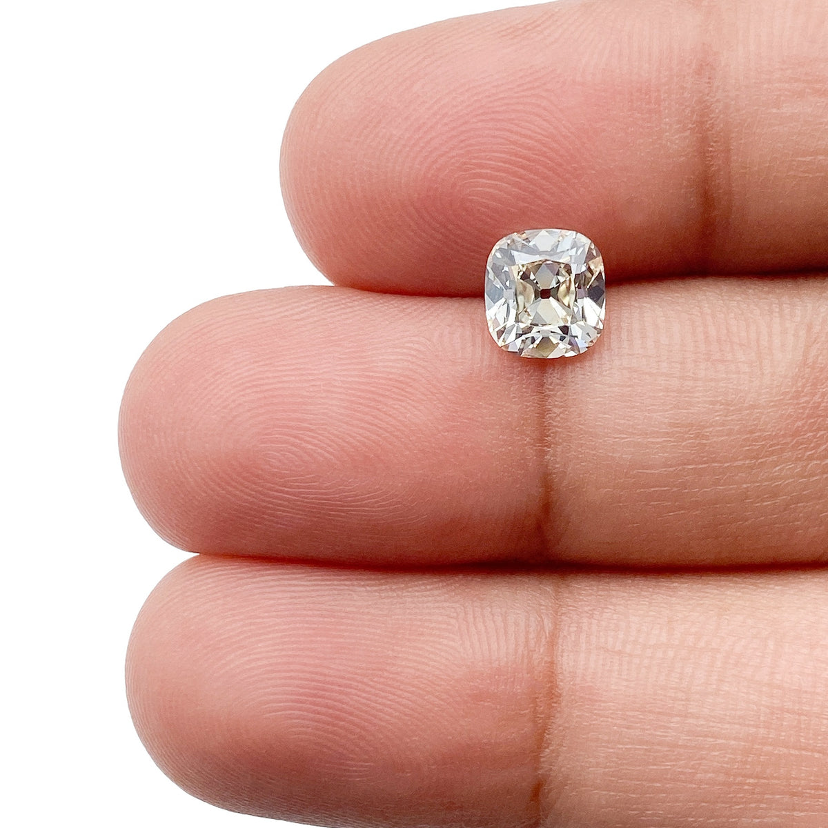 1.06ct | N/VVS2 Cushion Shape Old Mine Cut Diamond (GIA) - Modern Rustic Diamond