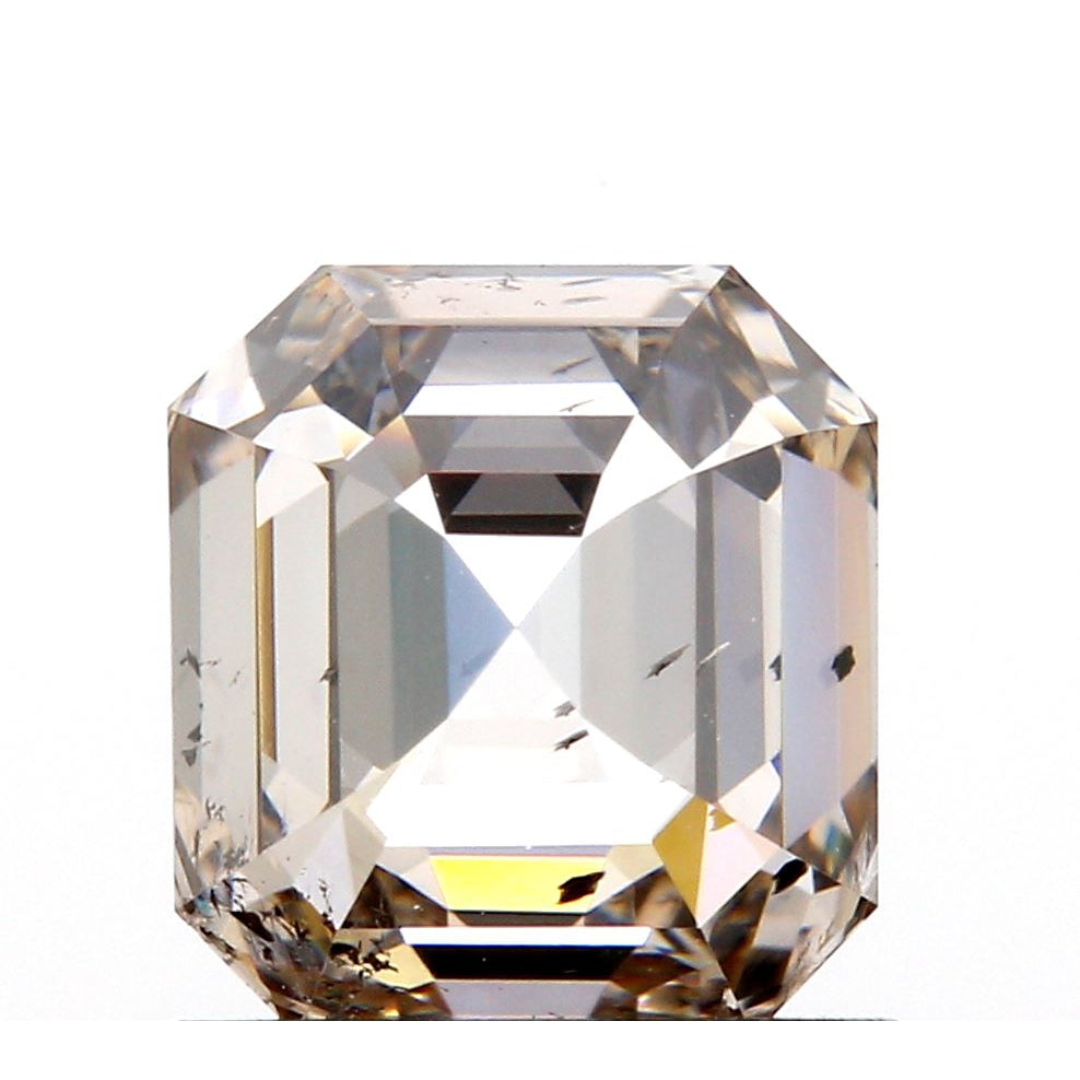 1.06ct | SI2 Champagne Asscher Step Cut Diamond-Modern Rustic Diamond