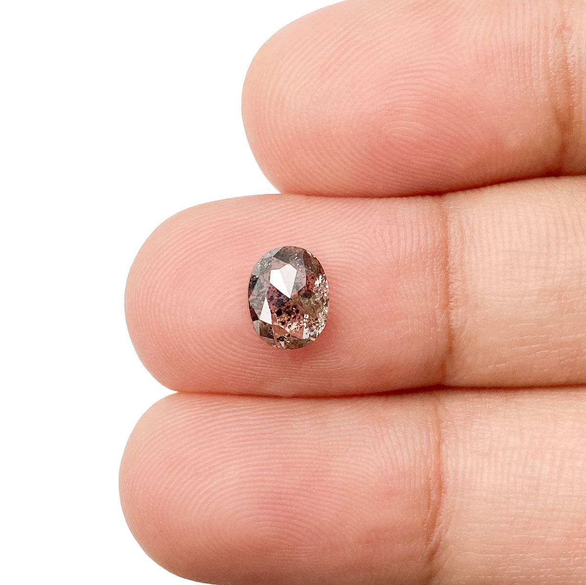 1.06ct | Rustic Oval Shape Rose Cut Diamond - Modern Rustic Diamond