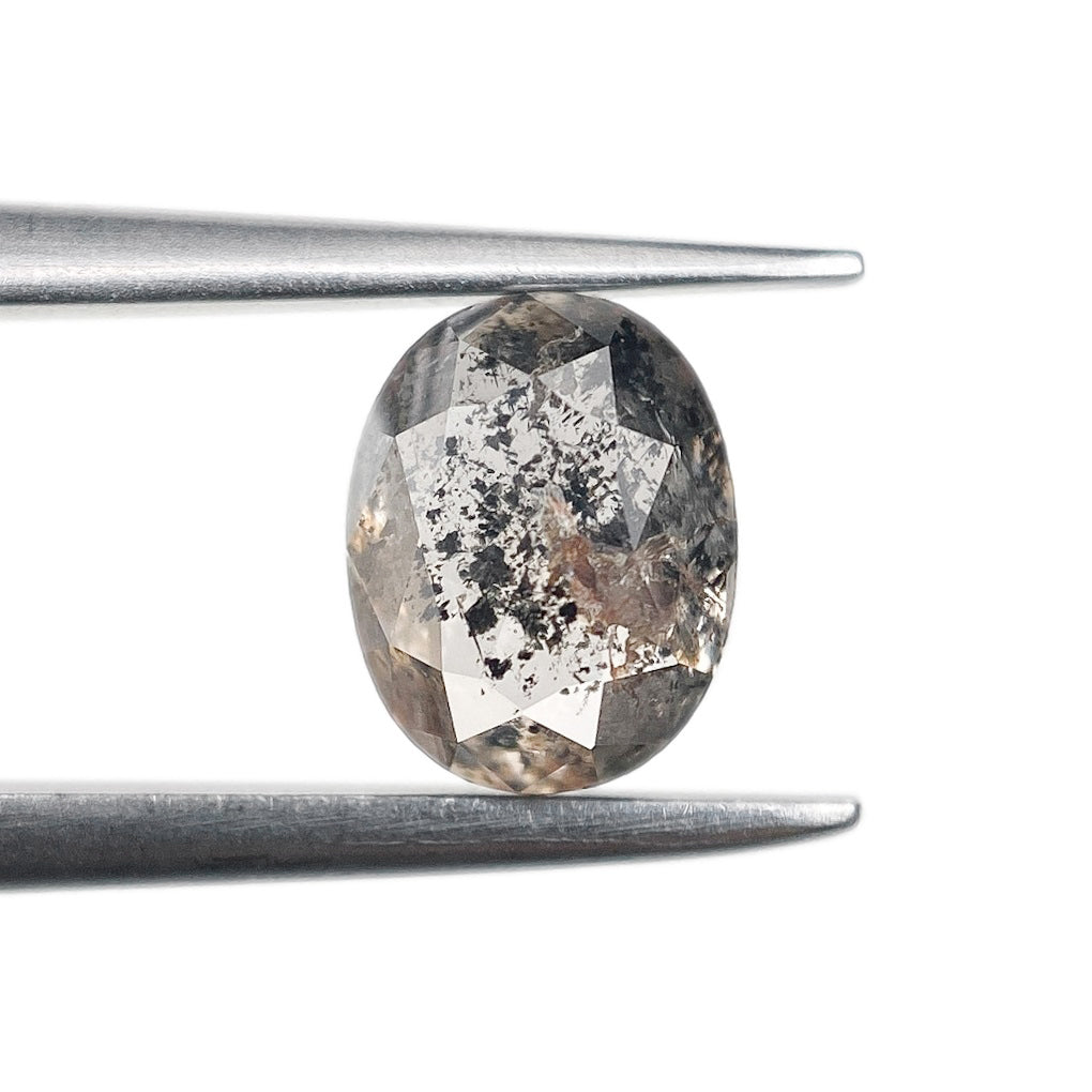 1.06ct | Rustic Oval Shape Rose Cut Diamond - Modern Rustic Diamond