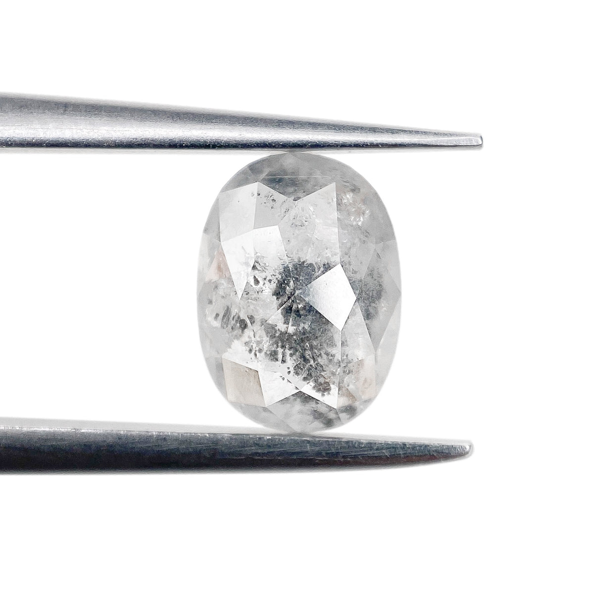 1.06ct | Rustic  Oval Shape Rose Cut Diamond - Modern Rustic Diamond