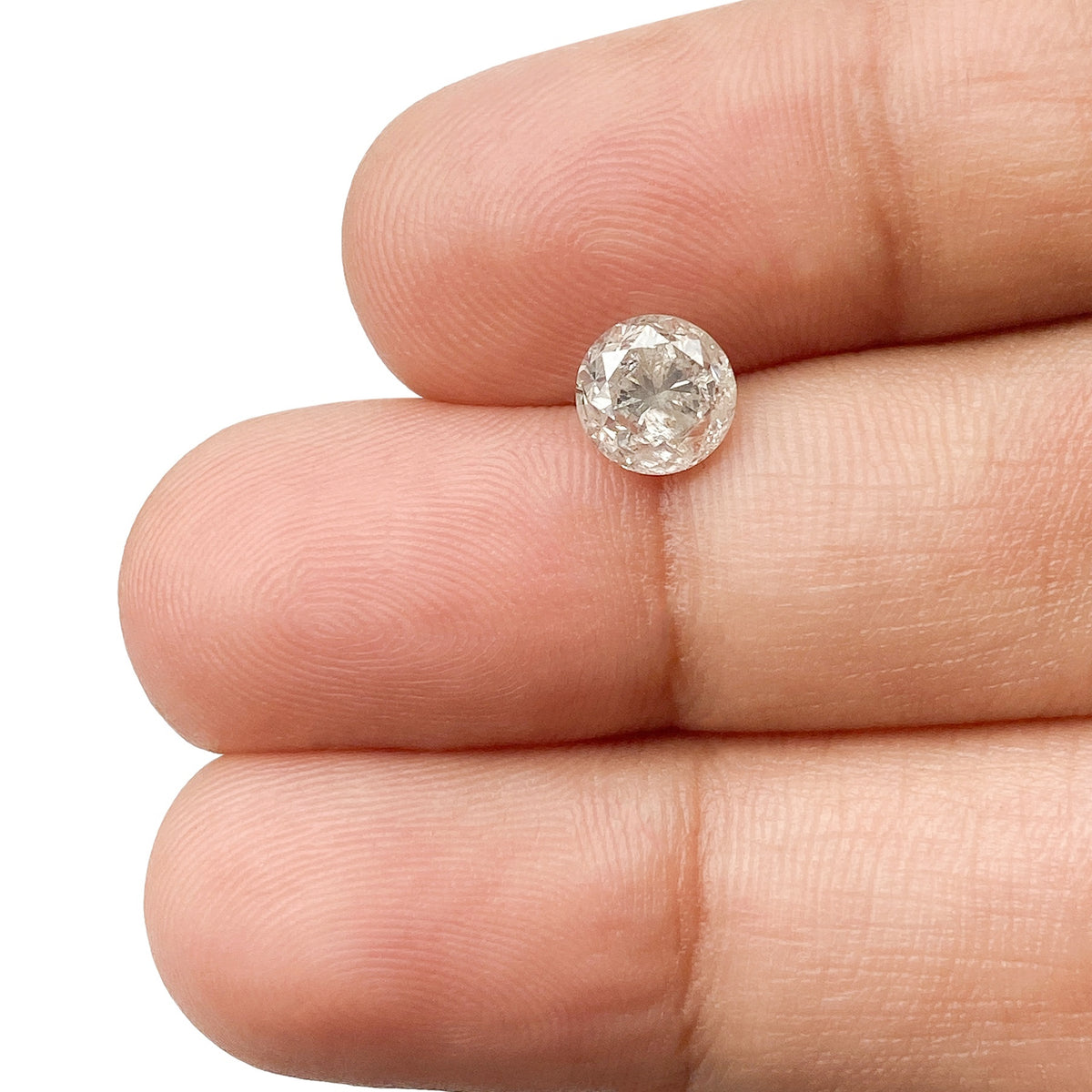 1.06ct | Rustic  Round Shape Brilliant Cut Diamond - Modern Rustic Diamond