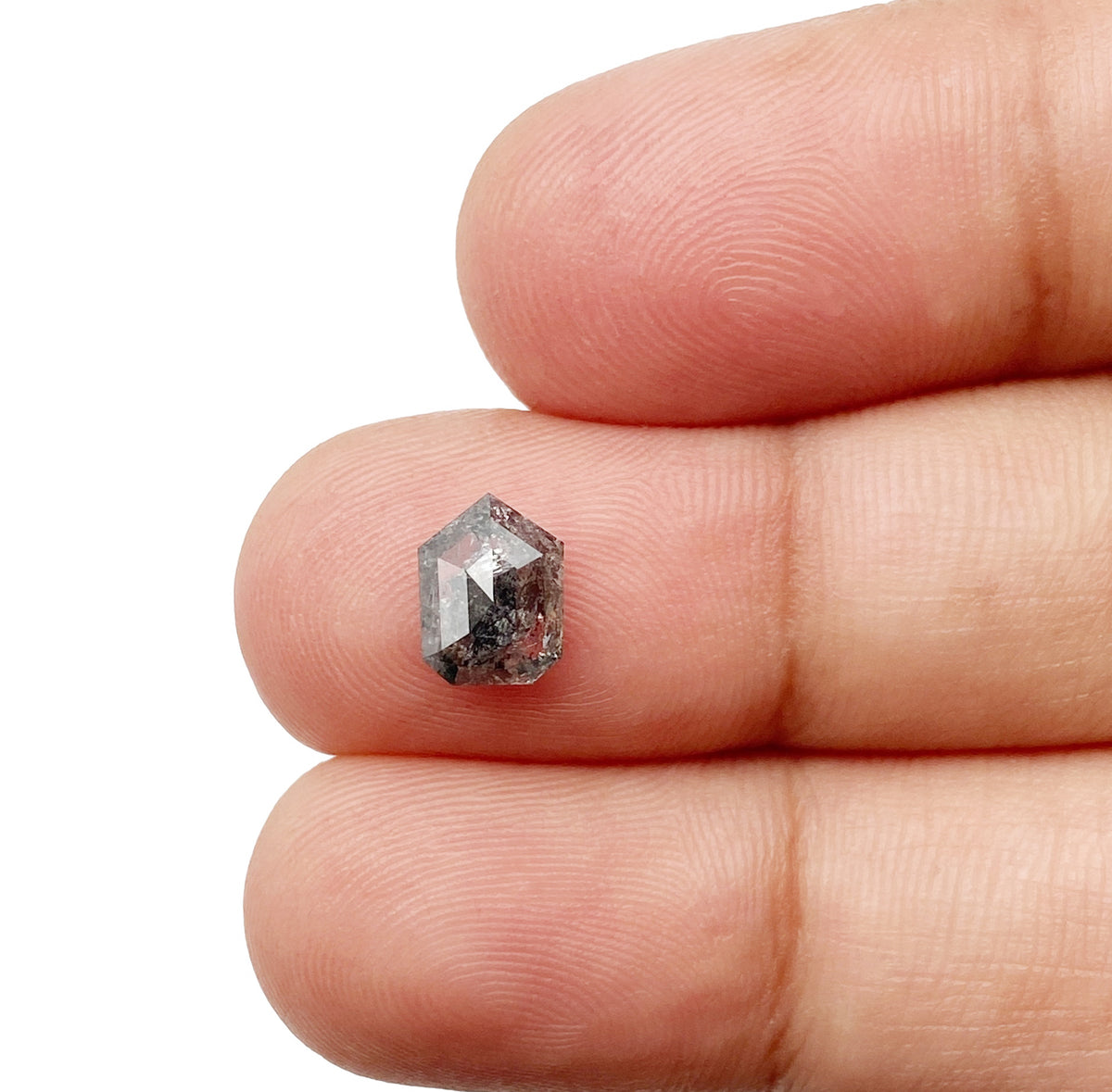 1.06ct | Rustic  Shield Shape Step Cut Diamond - Modern Rustic Diamond