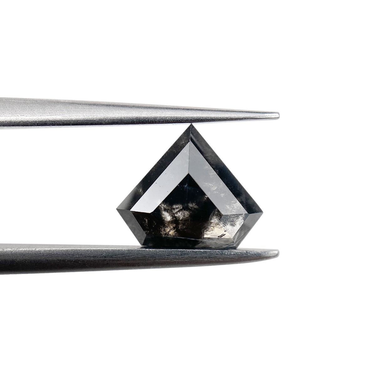 1.06ct | Salt & Pepper Shield Shape Step Cut Diamond - Modern Rustic Diamond