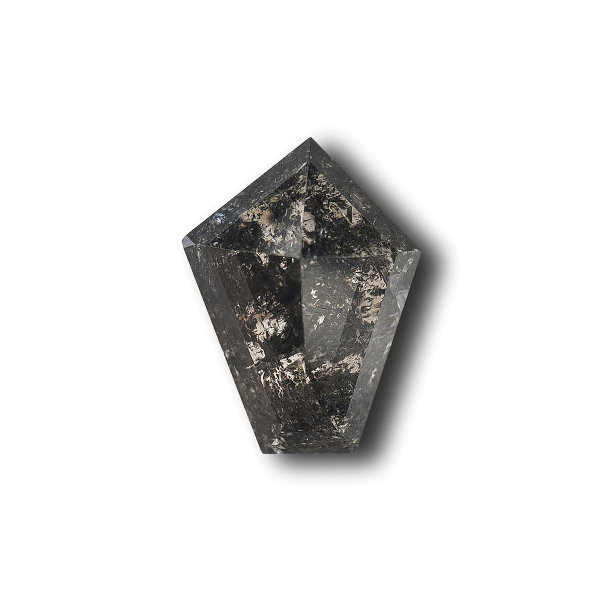 0.83ct | Salt & Pepper Kite Shape Rose Cut Diamond