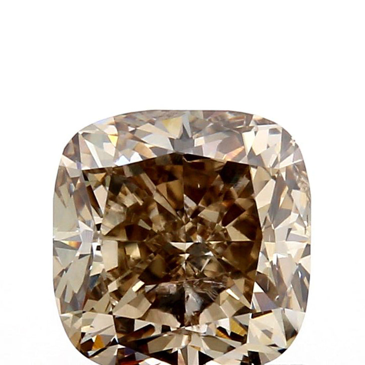 1.07ct | Champagne SI Cushion Shape Brilliant Cut Diamond - Modern Rustic Diamond