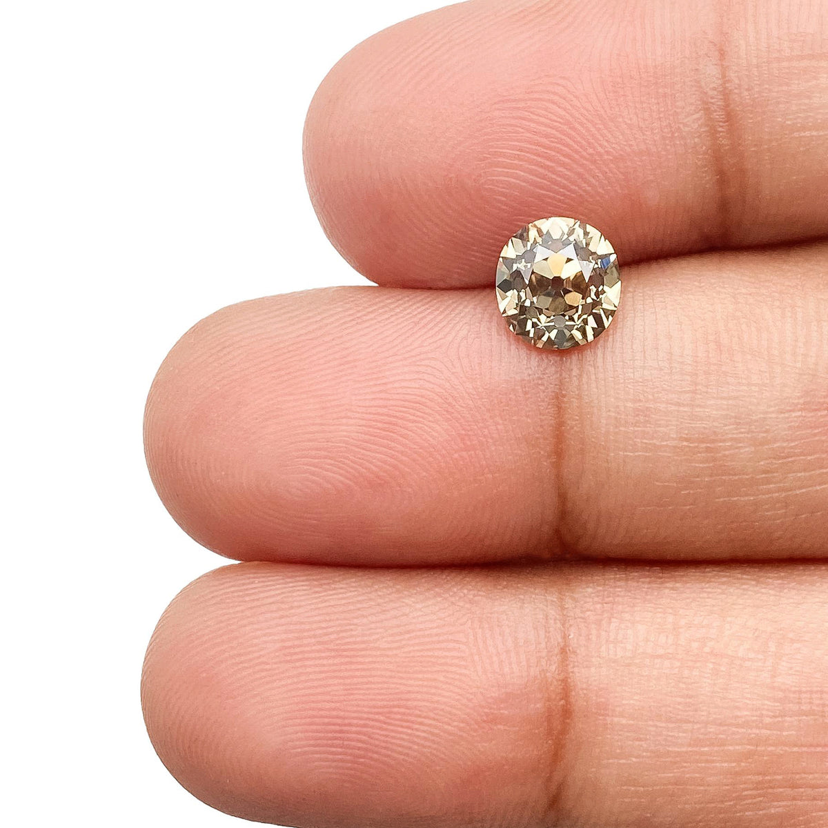 1.07ct | Champagne VS1 Cushion Shape Old Mine Cut Diamond (GIA) - Modern Rustic Diamond
