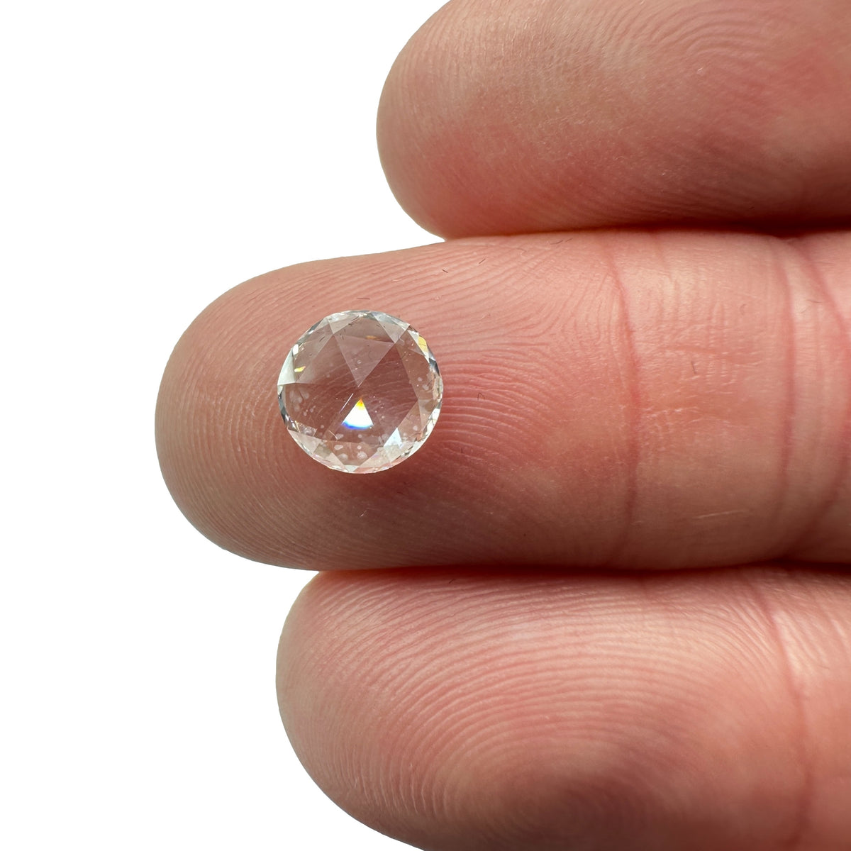 1.07ct | E/VVS2 Round Shape Rose Cut Diamond (GIA) - Modern Rustic Diamond