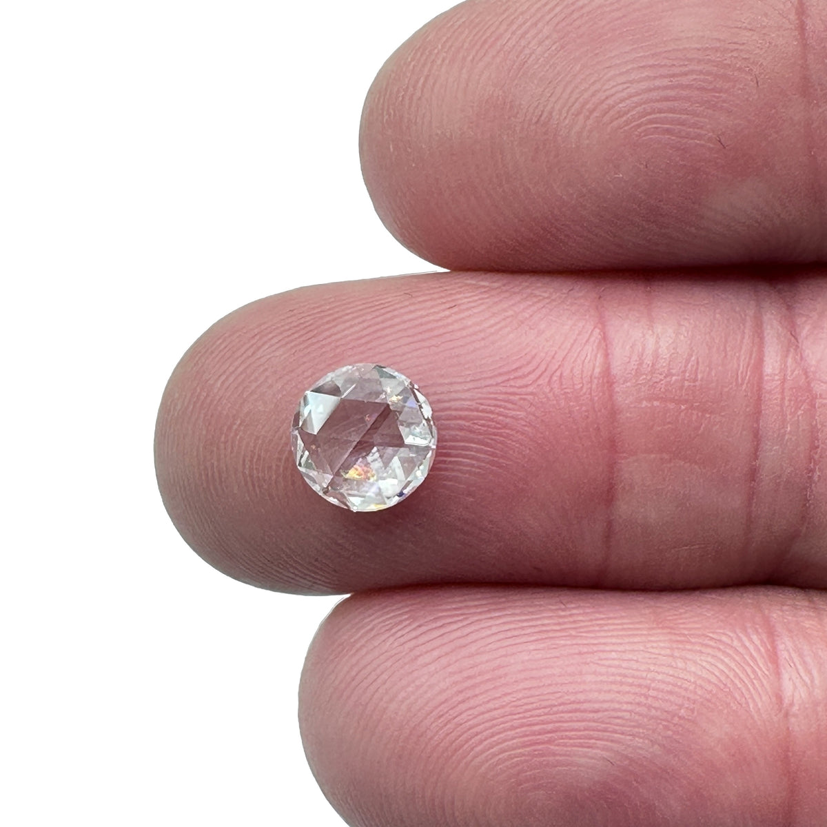 1.07ct | F/SI1 Round Shape Rose Cut Diamond (GIA) - Modern Rustic Diamond