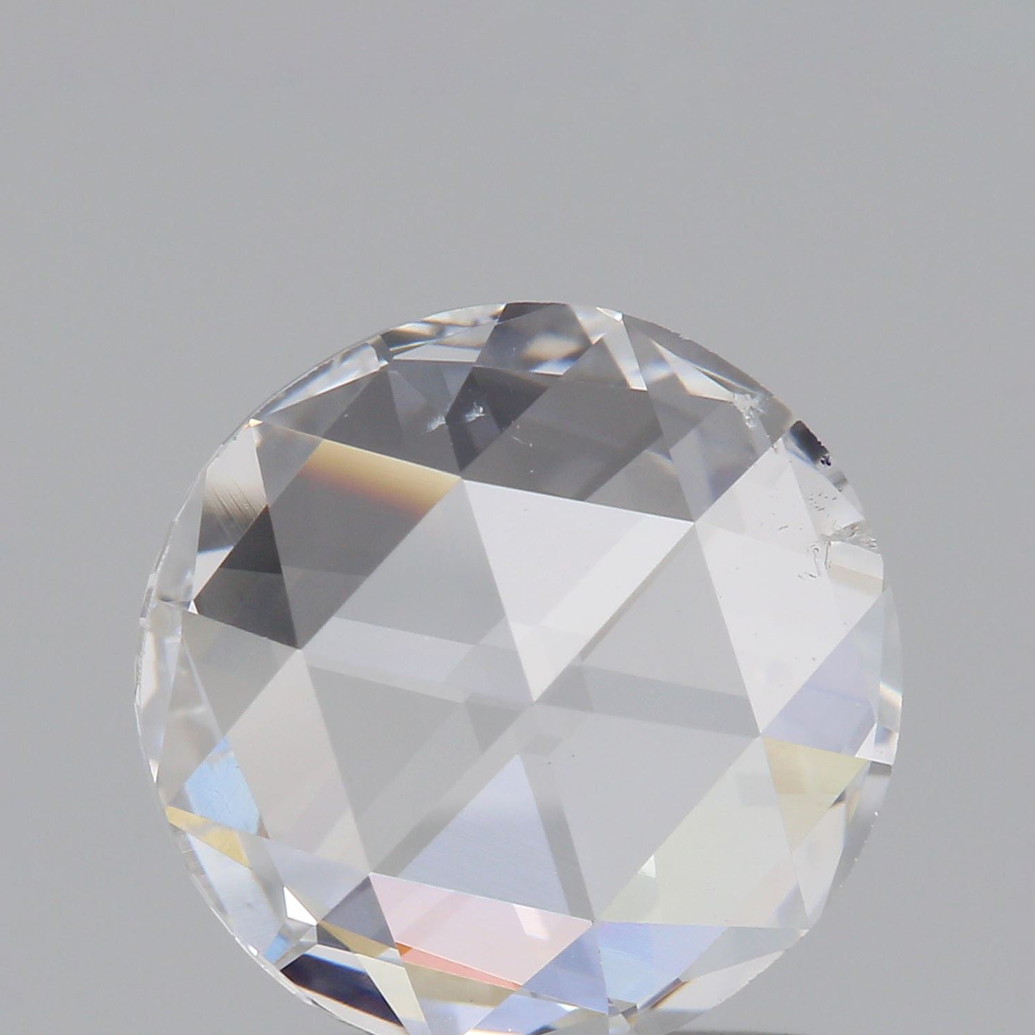 1.07ct | F/SI1 Round Shape Rose Cut Diamond (GIA) - Modern Rustic Diamond