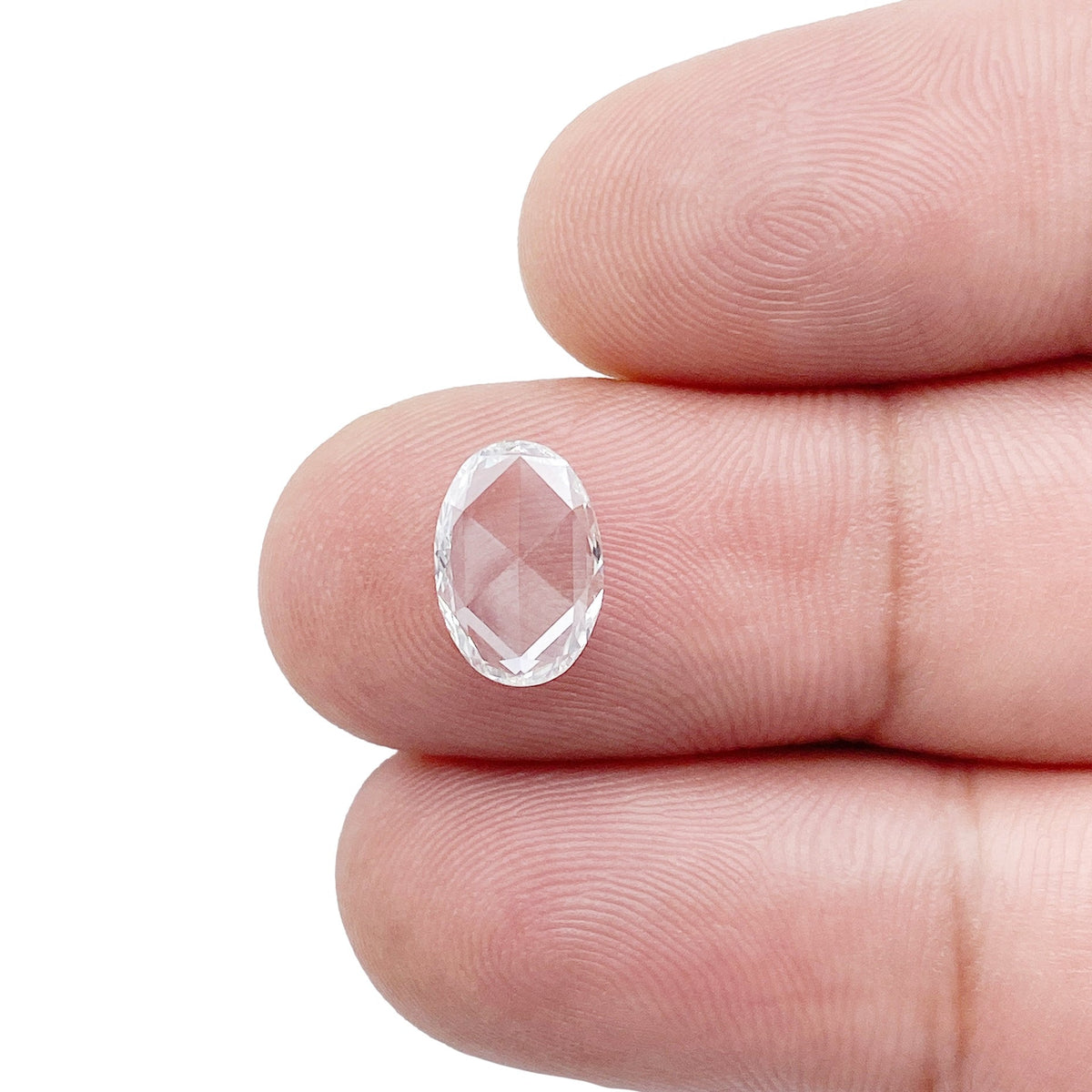 1.07ct | F/VS2 Oval Shape Rose Cut Diamond (GIA)-Modern Rustic Diamond