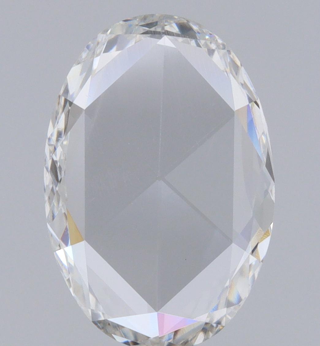 1.07ct | F/VS2 Oval Shape Rose Cut Diamond (GIA)-Modern Rustic Diamond