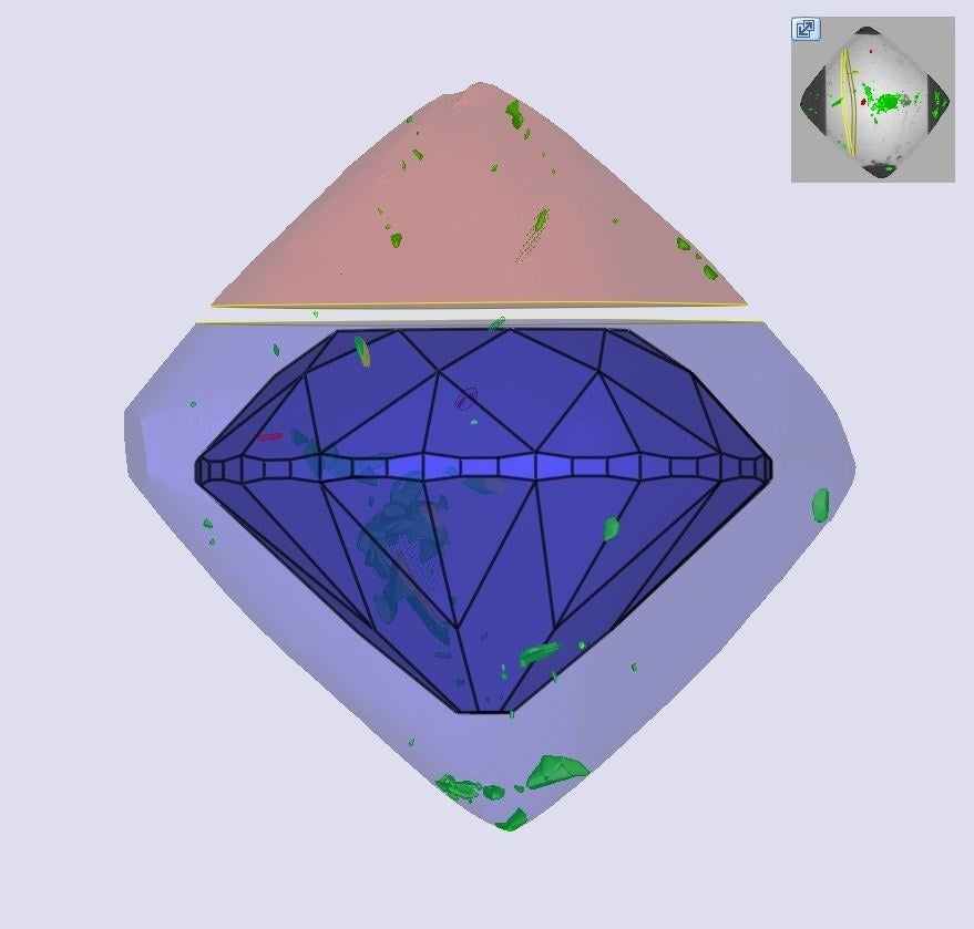 1.07ct | Q-R/VS2 Round Shape Old European Cut Diamond (GIA) - Modern Rustic Diamond