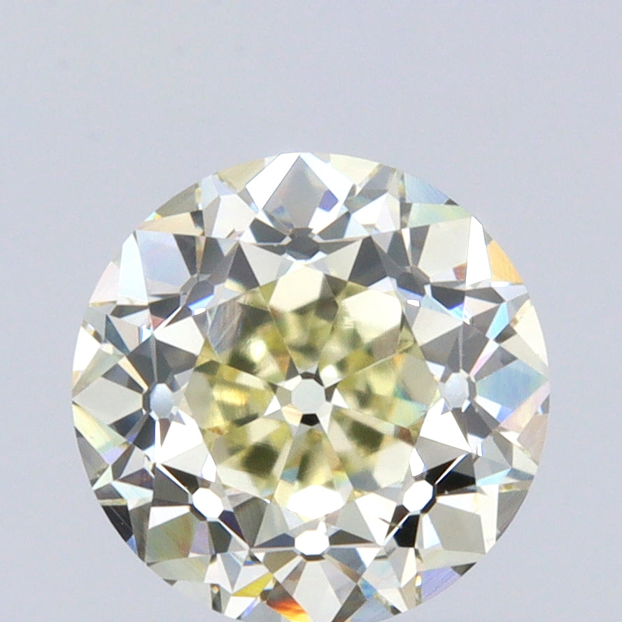 1.07ct | Q-R/VS2 Round Shape Old European Cut Diamond (GIA) - Modern Rustic Diamond