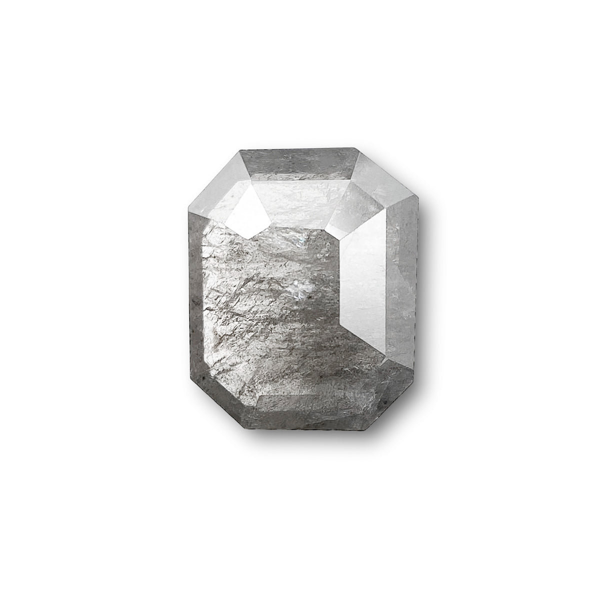 1.07ct | Rustic  Emerald Shape Step Cut Diamond - Modern Rustic Diamond