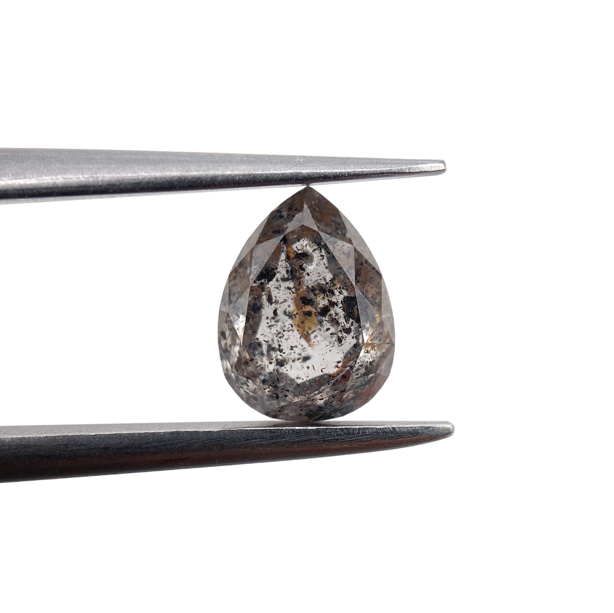 1.07ct | Rustic Pear Shape Rose Cut Diamond - Modern Rustic Diamond