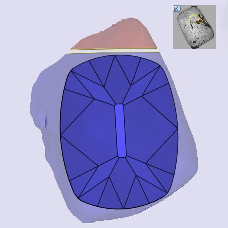 1.07ct | U-V/VVS1 Cushion Shape Old Mine Cut Diamond (GIA) - Modern Rustic Diamond