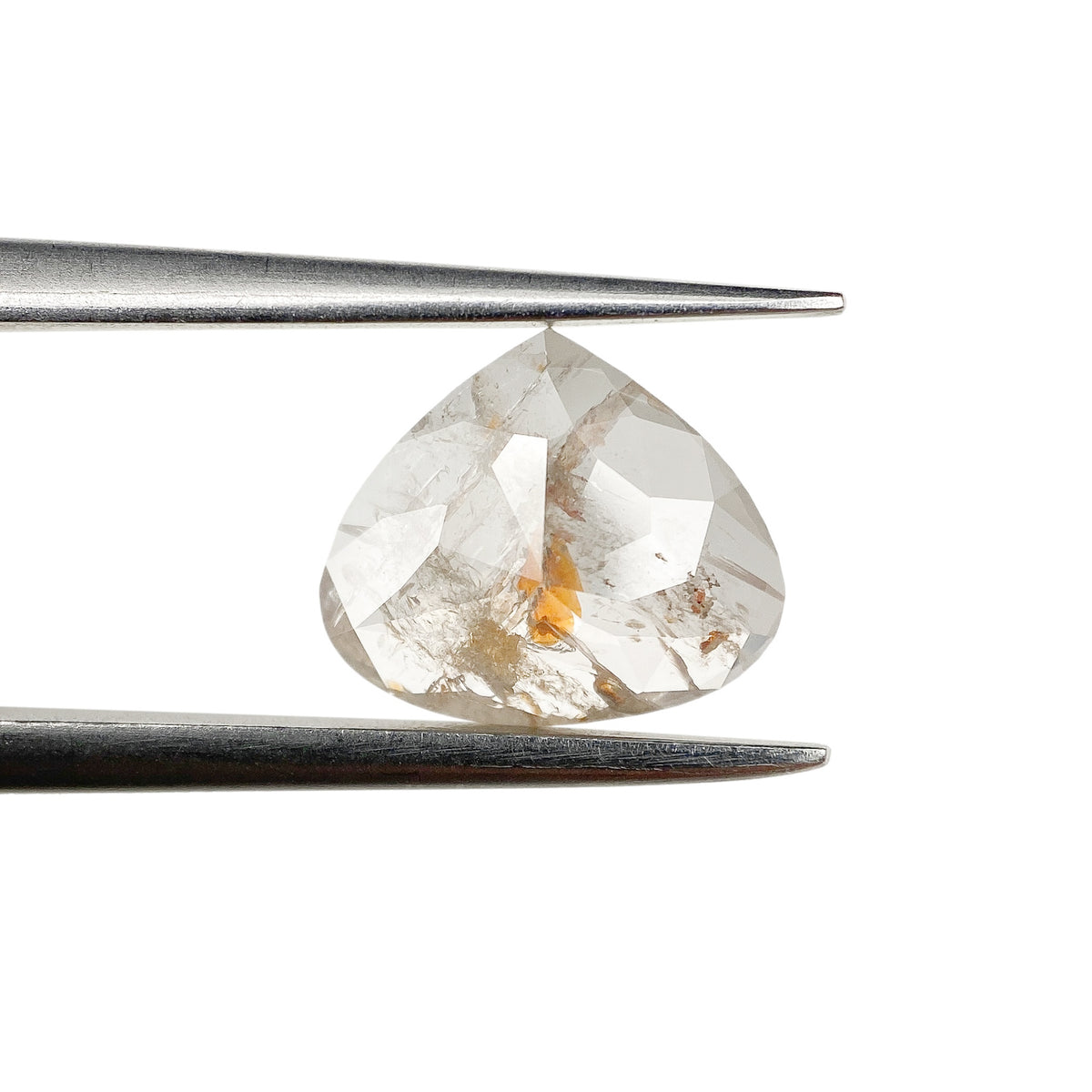 1.08ct | Rustic Pear Shape Rose Cut Diamond - Modern Rustic Diamond