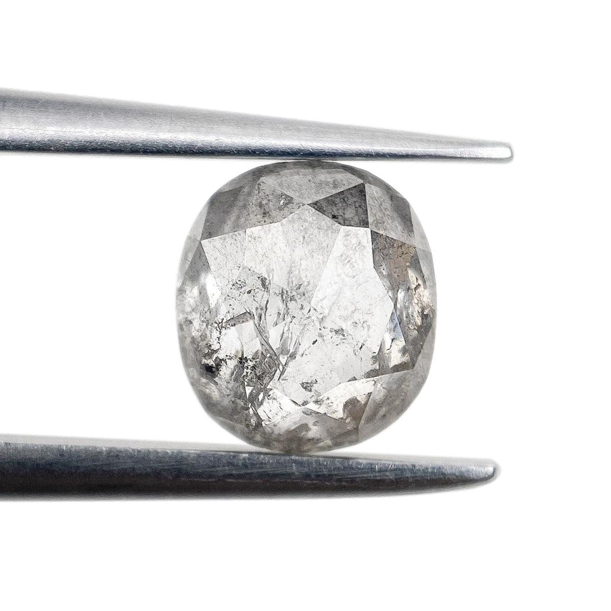 1.08ct | Rustic Oval Shape Rose Cut Diamond - Modern Rustic Diamond