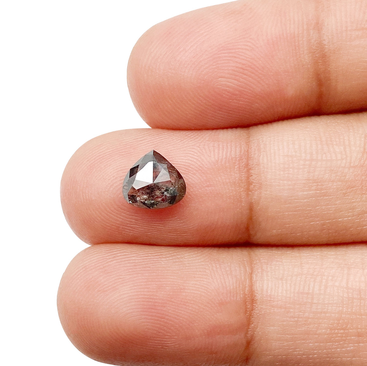 1.08ct | Rustic  Pear Shape Brilliant Cut Diamond - Modern Rustic Diamond