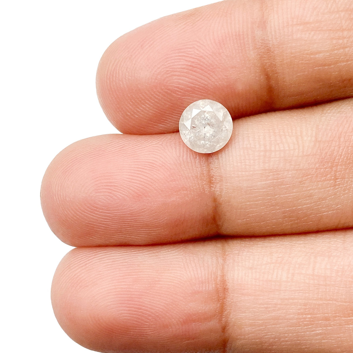 1.08ct | Rustic Round Shape Brilliant Cut Diamond - Modern Rustic Diamond