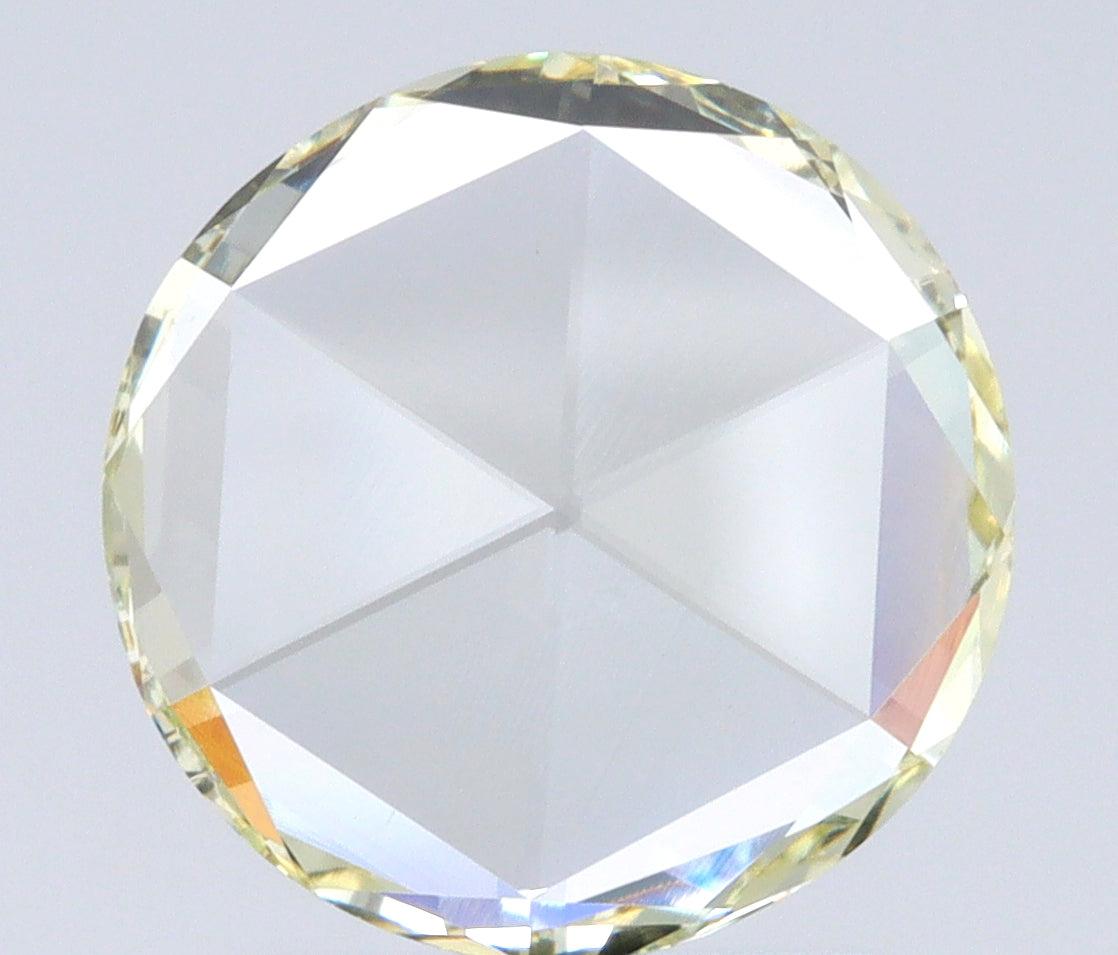 1.09ct | Light Color VVS Round Shape Rose Cut Diamond-Modern Rustic Diamond