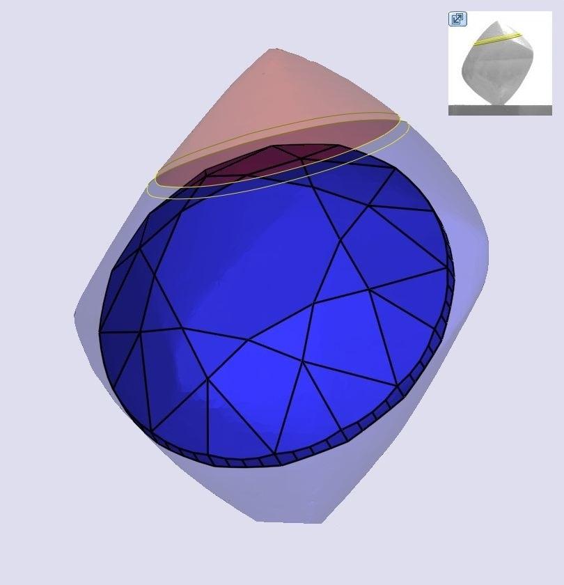 1.09ct | I/VS1 Round Shape Old European Cut Diamond (GIA) - Modern Rustic Diamond
