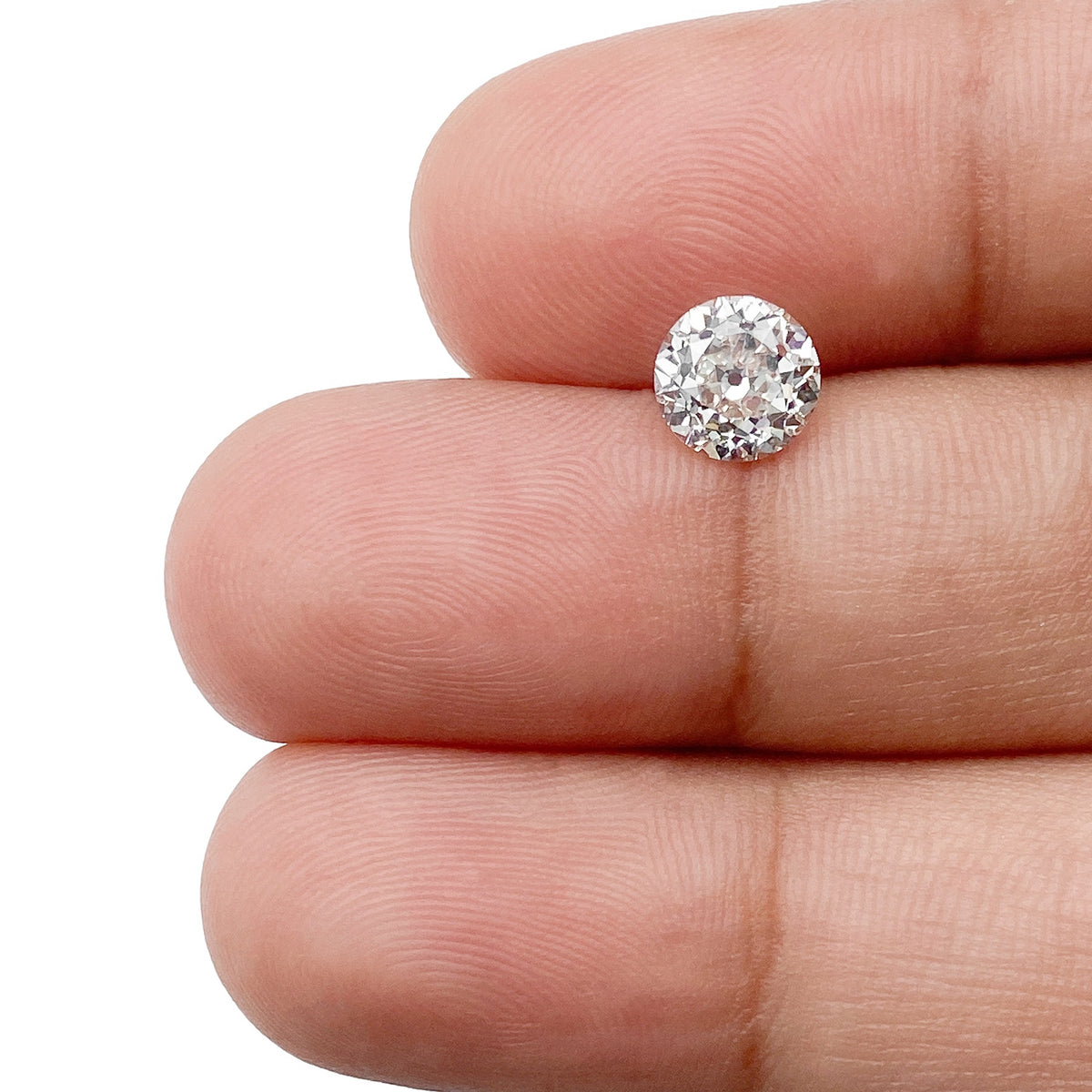 1.09ct | J/VVS1 Round Shape Old European Cut Diamond (GIA) - Modern Rustic Diamond