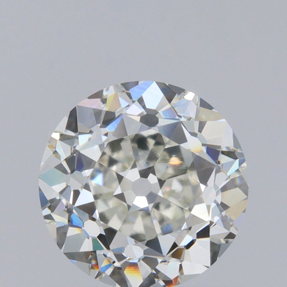 1.09ct | J/VVS1 Round Shape Old European Cut Diamond (GIA) - Modern Rustic Diamond
