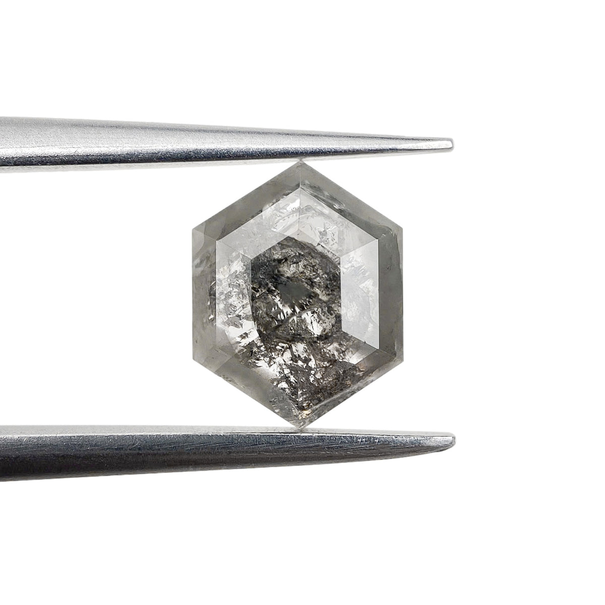 1.09ct | Rustic  Hexagon Shape Rose Cut Diamond - Modern Rustic Diamond