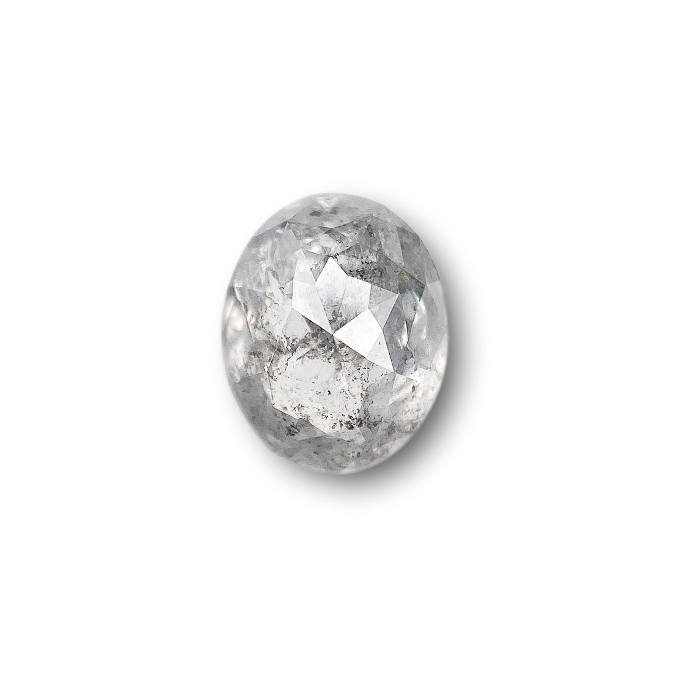 1.09ct | Rustic Oval Shape Rose Cut Diamond - Modern Rustic Diamond