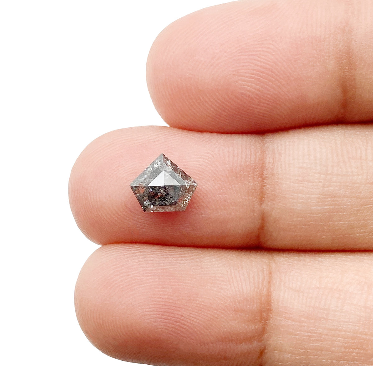 1.09ct | Rustic  Shield Shape Step Cut Diamond - Modern Rustic Diamond