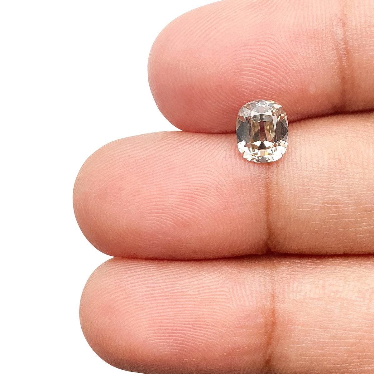 1.09ct | W-X/VS2 Cushion Shape Old Mine Cut Diamond (GIA) - Modern Rustic Diamond