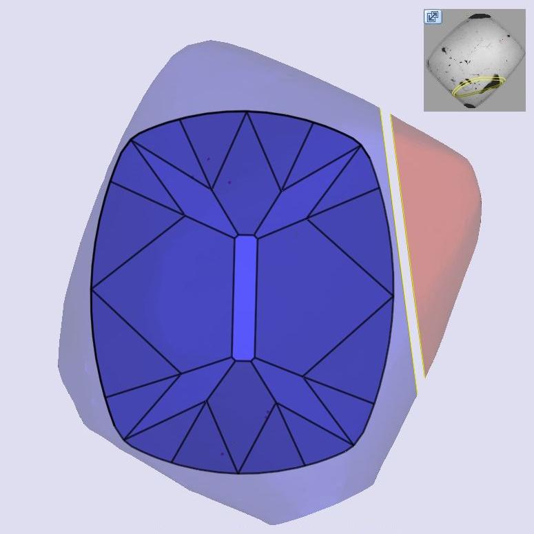 1.09ct | W-X/VS2 Cushion Shape Old Mine Cut Diamond (GIA) - Modern Rustic Diamond