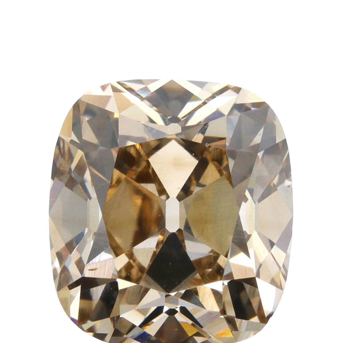 1.52ct | Champagne SI1 Cushion Shape Old Mine Cut Diamond (GIA)