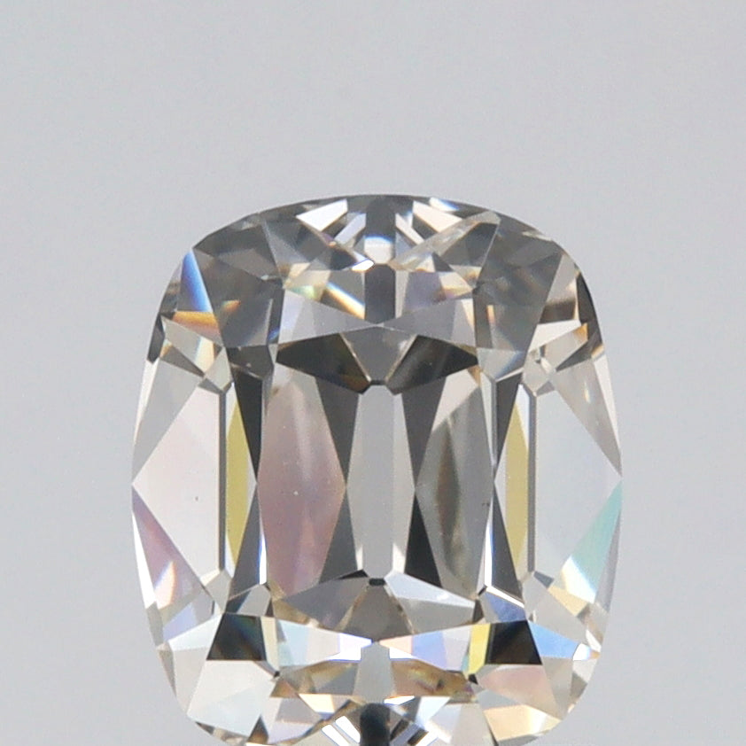 1.34ct | L/VS1 Cushion Shape Old Mine Cut Diamond (GIA) - Modern Rustic Diamond